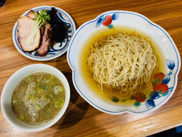 「【限定】いりこ昆布水つけそば 大盛」@中華そば 西川の写真