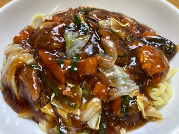 「スタミナ冷やし（大盛り）」@我流食堂総本店の写真