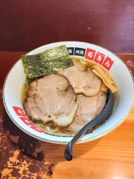 「チャーシュー麺塩　細麺大盛」@地鶏らーめん ちきんの写真