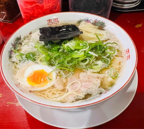 「ラーメン」@中洲屋台 長浜ラーメン 初代 健太の写真