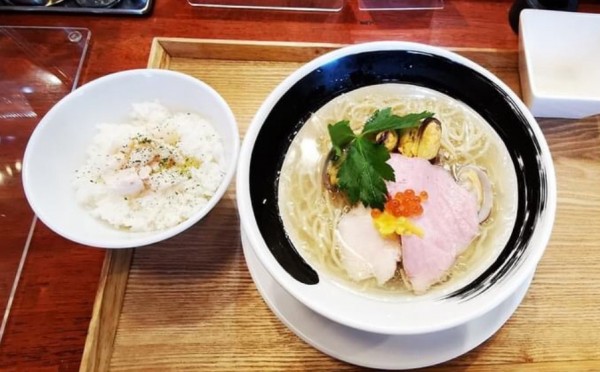 「浅利とムール貝の汐そば」@麺処しろくろの写真