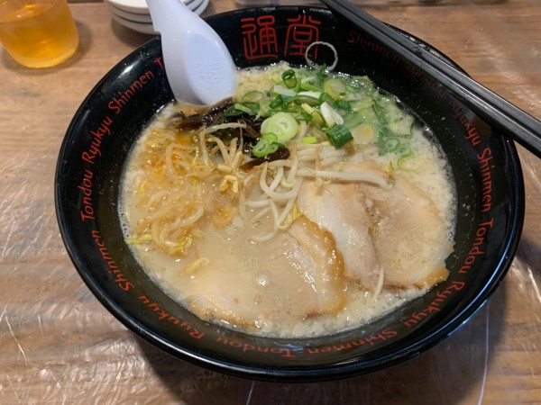 「おとこ味 820円」@琉球新麺 通堂 儀保駅前店の写真