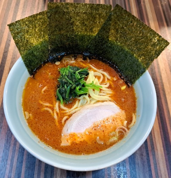 「激辛ラーメン850円」@横浜家系らーめん 武源家 前沢店の写真