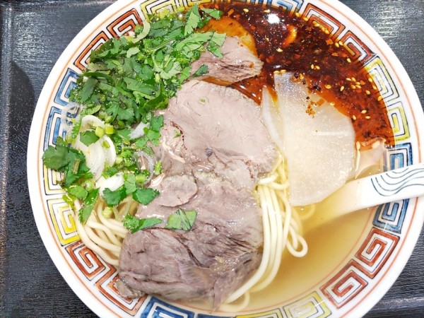 「蘭州牛肉面（細）」@中國西北料理 蘭州・牛肉麺 一盛の写真