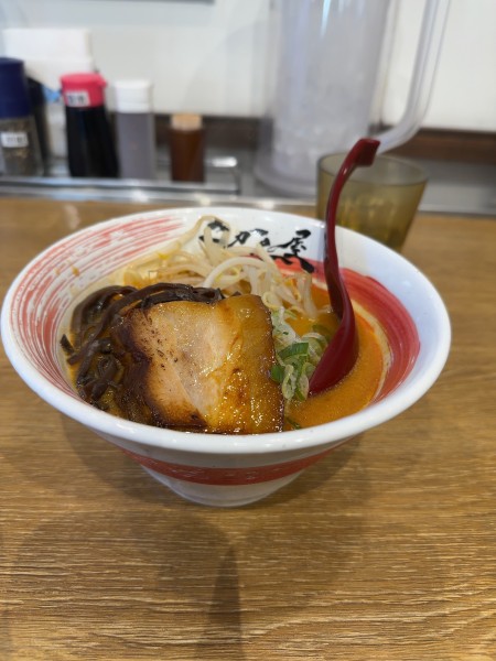 「濃厚味噌らーめん ミニ」@濃厚味噌らーめん さかえ屋の写真