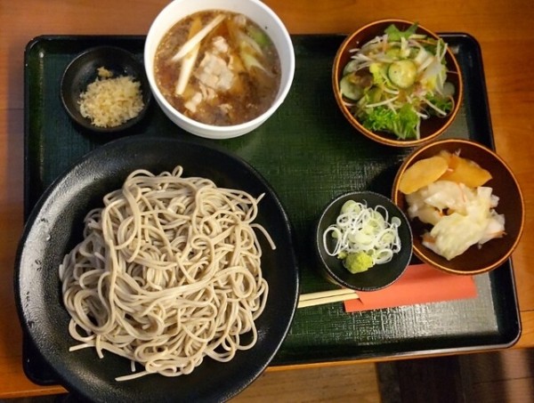 「もりそば 並 ＆ 小」@石臼十割そば森久の写真