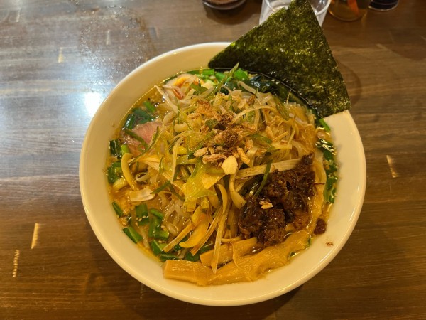 「スポット限定 ねぎみそ 中もり 950円」@自家製麺こうじの写真