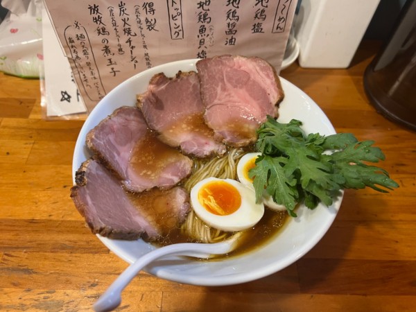 「地鶏醤油　特製TP」@極汁美麺 umamiの写真