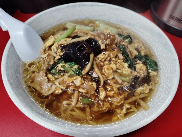「木須肉定食→麺に変更　　900円」@あ麺んぼの写真