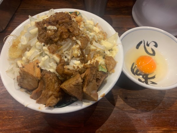 「汁なしそば」@雷 北松戸本店の写真