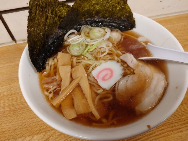 「佐野ラーメン600円」@駅そば大宮の写真