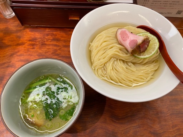「つけ麺・塩・大盛」@三馬路 東京店の写真