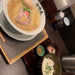 味玉鯛塩ラーメン+鯛茶漬け