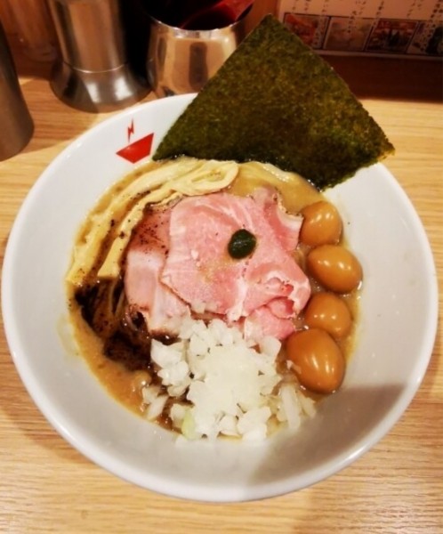 「蟹煮干そば雑炊セット」@crab台風。の写真