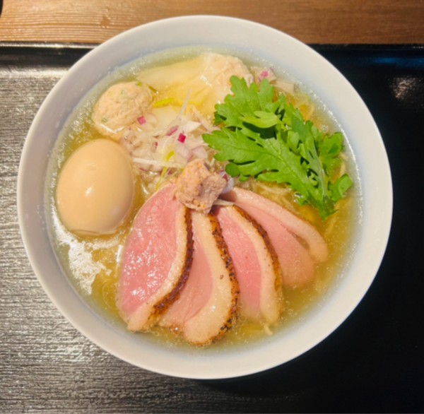 「特製鴨出汁中華蕎麦（塩)」@鴨出汁中華蕎麦 麺屋yoshikiの写真