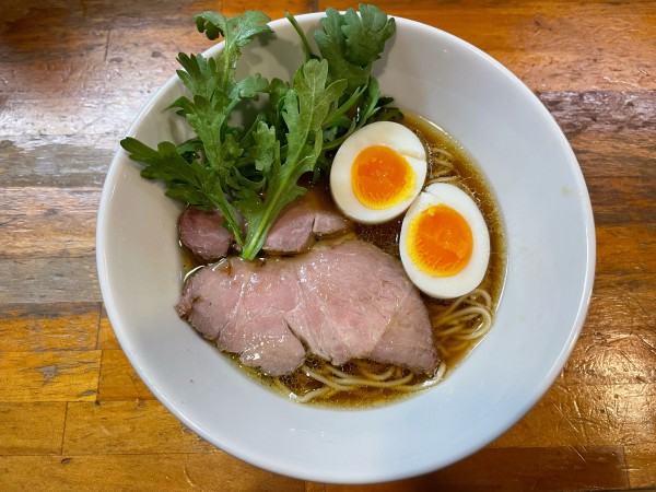 「地鶏醤油(¥1,100) 放牧鶏の煮玉子(¥150)」@極汁美麺 umamiの写真