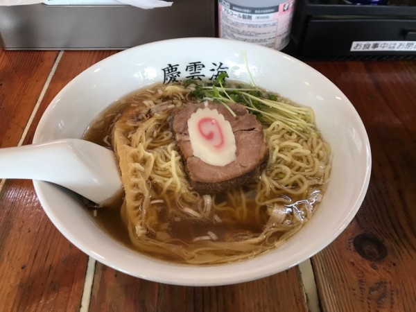 「ラーメン＋ミニチャーシュー丼」@煮干拉麺専科 慶雲海の写真