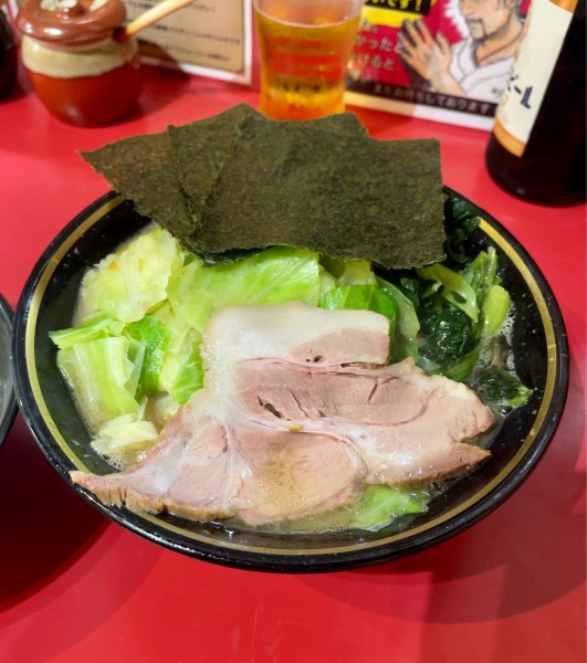 「ラーメン並+キャベツ(980円)」@麺家 よし川の写真
