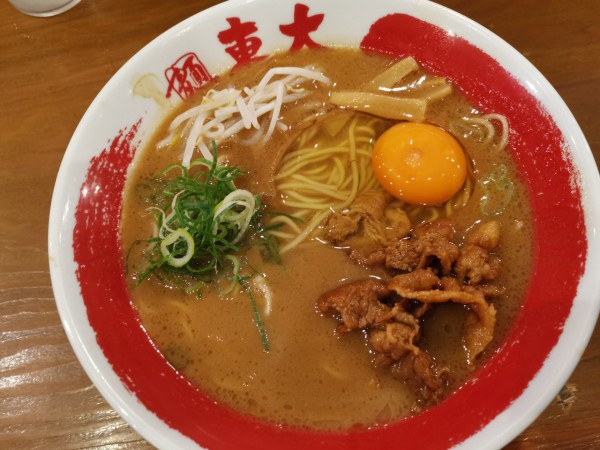 「徳島ラーメン並」@ラーメン東大 京都店の写真