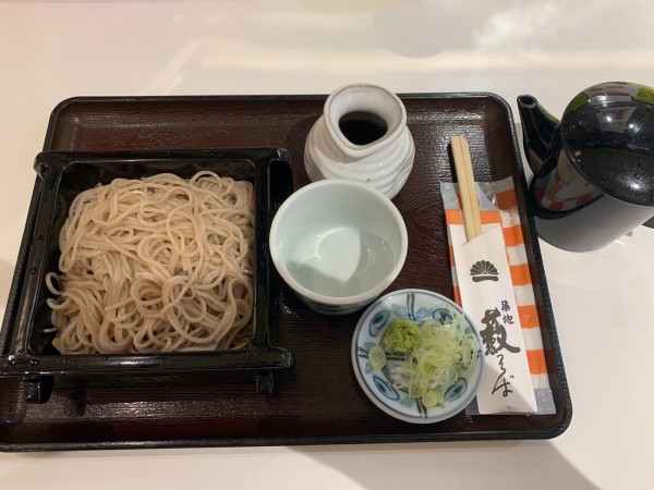 「せいろそば 880円」@築地藪そば グルメステージ店の写真