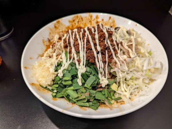 「麻婆味噌坦々麺　汁なし」@豚風。の写真