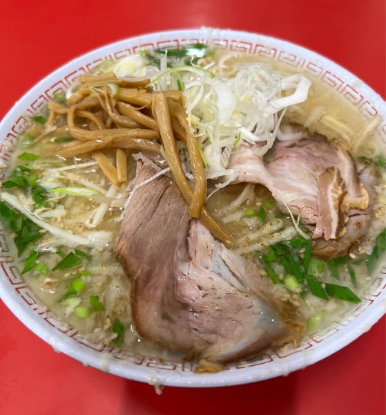 「味噌ラーメン（＋100円で味噌に変更）」@ラーメンスタンド とん平食堂の写真