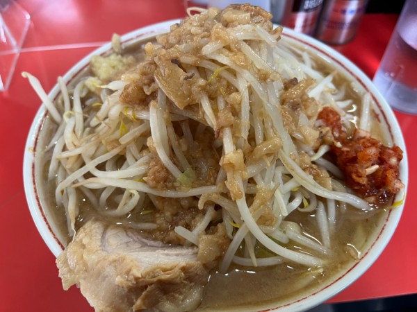「ラーメン（大500g）」@用心棒 本号の写真