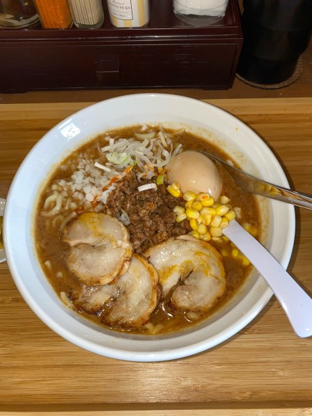 「濃厚味噌らぁめん全部のせバター追加¥1,450円(限定)」@らぁめん 麺彩家の写真
