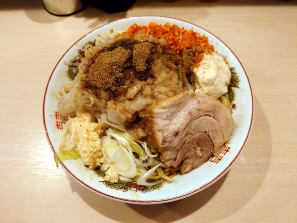 「まぜそば(小)」@鷹の目 蒲田店の写真