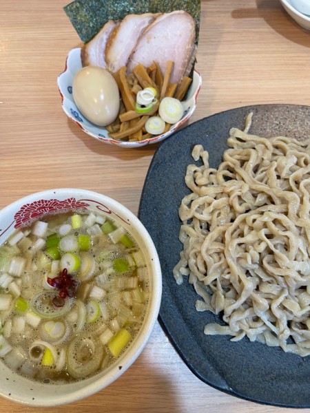 「豚バラ軟骨　特製つけそば」@中華そば専門 とんちぼの写真