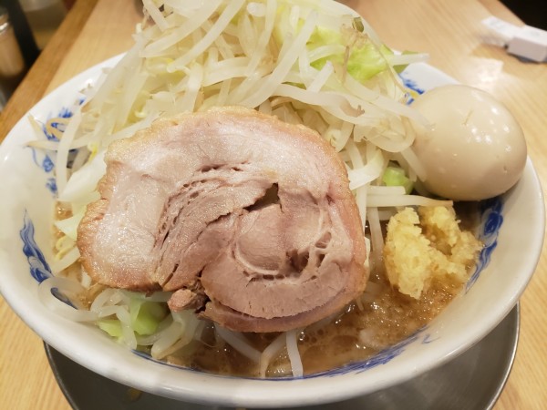 「ラーメン味玉」@ジャンクガレッジ ふじみ野駅前店の写真