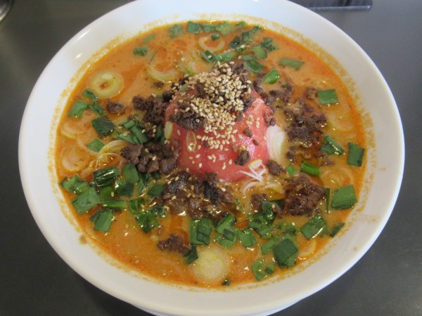 「赤トマト担々麺（1,100円）」@万豚記 国立店の写真