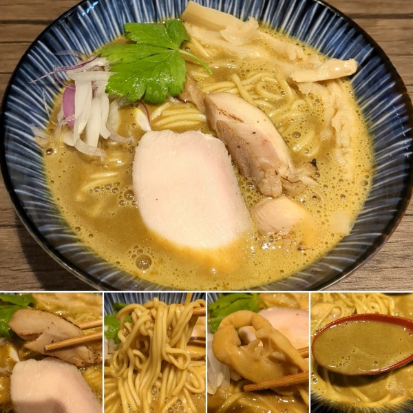 「カレー煮干し蕎麦(限定)　1000円」@東京浅草 つけ蕎麦 井草の写真