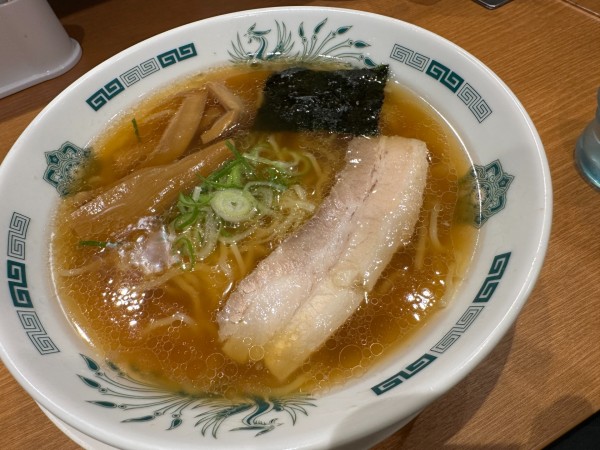 「中華そば（並盛・140g）390円」@日高屋 イーサイト高崎店の写真