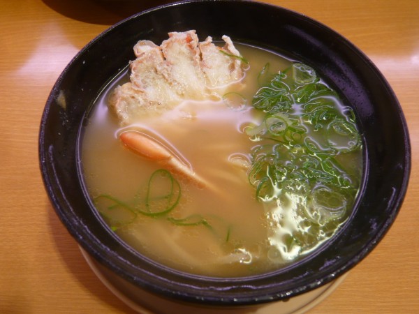「濃厚かに味噌ラーメン」@スシロー 国分寺店の写真