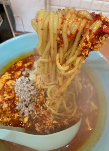 「タンタンメン大辛ニンニク挽肉ダブル」@元祖ニュータンタンメン本舗 横須賀久里浜店の写真