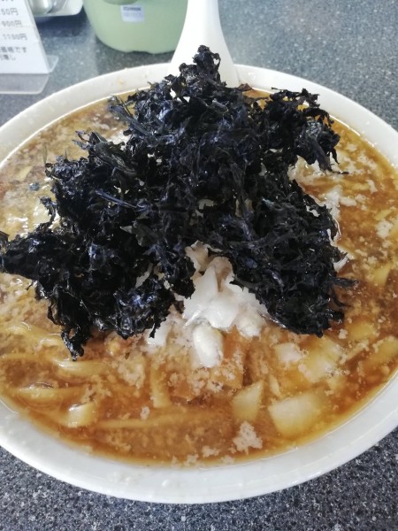 「岩のり玉ねぎ中華」@中華そば 龍華亭の写真