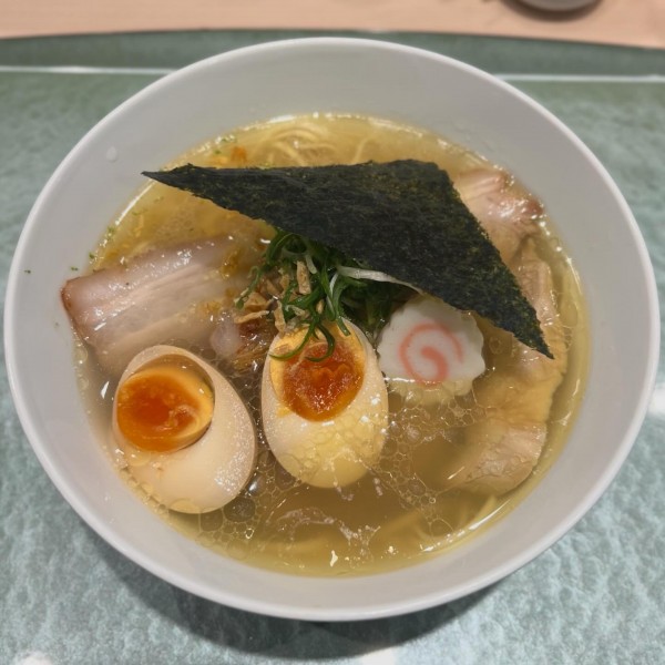 「上塩らぁ麺」@らぁ麺 花萌葱の写真