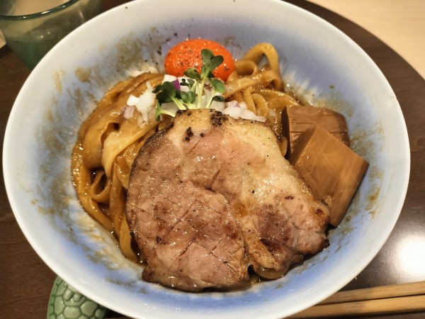 「あぶらそばこってり鶏油　1100円」@手打麺祭 かめ囲の写真