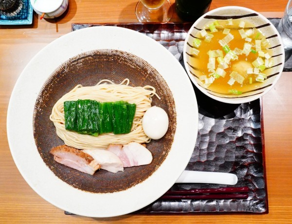 「味玉 つけ 塩＋ビール」@饗 くろ㐂の写真