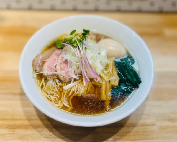 「中華そば+味玉」@中華ソバ ビリケンの写真