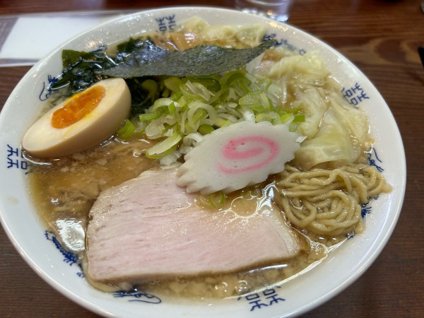 「中華そば850円、ワンタン5個200円」@良温(Ra-on)の写真