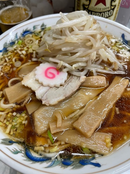 「ラーメン モヤシ 竹の子」@中華そば みたかの写真