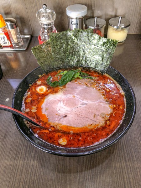 「辛味ラーメン（辛さ含め全部普通）」@横浜家系ラーメン 源絆家の写真