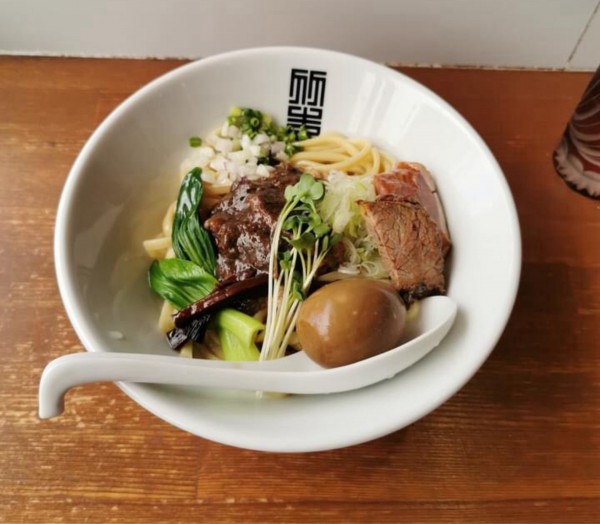 「いかとさんまのまぜそば」@竹末東京プレミアムの写真