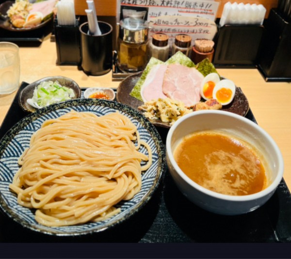 「特製つけ麺 並盛り200g」@つけ麺 道の写真