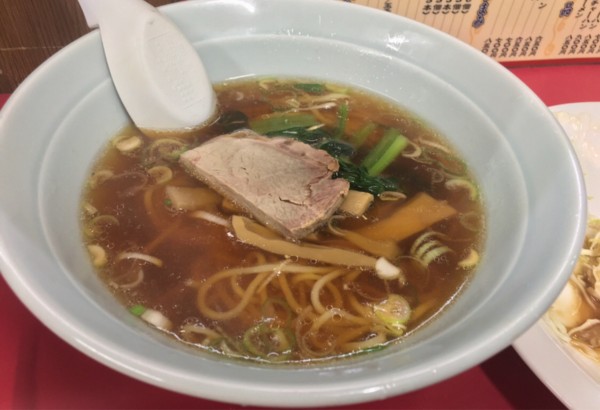 「半ラーメン+しょうが焼き」@尚ちゃんラーメンの写真