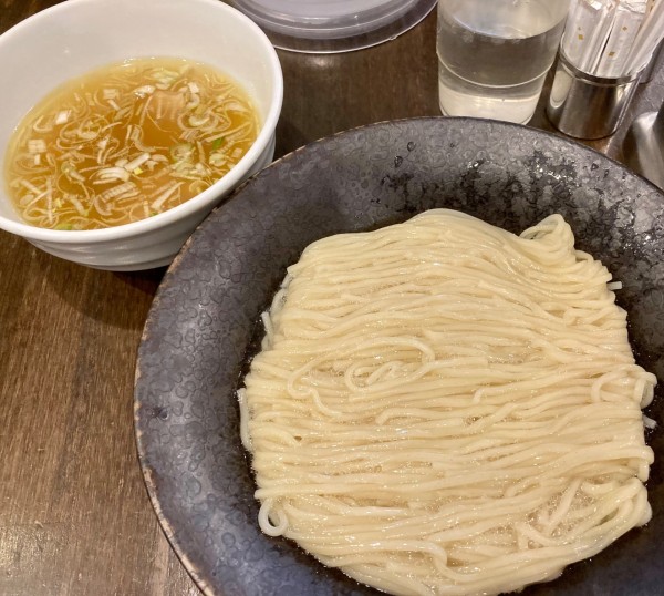 「塩つけめん　1100円」@町田汁場 しおらーめん進化 町田駅前店の写真