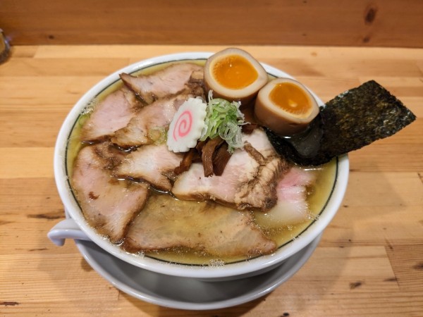 「味玉チャーシュー麺1350円」@there is ramenの写真