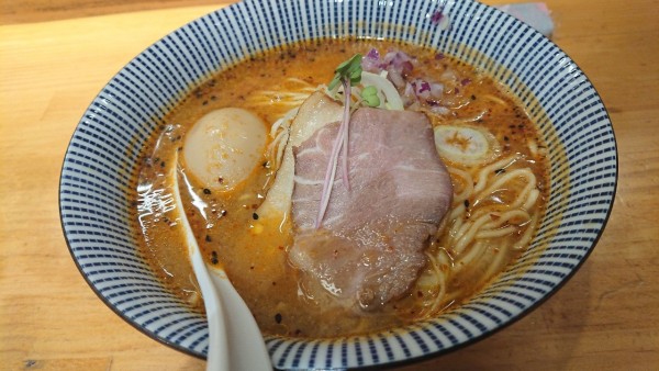 「（限定）辛味噌貝だしラーメン」@貝だし麺 きた田の写真